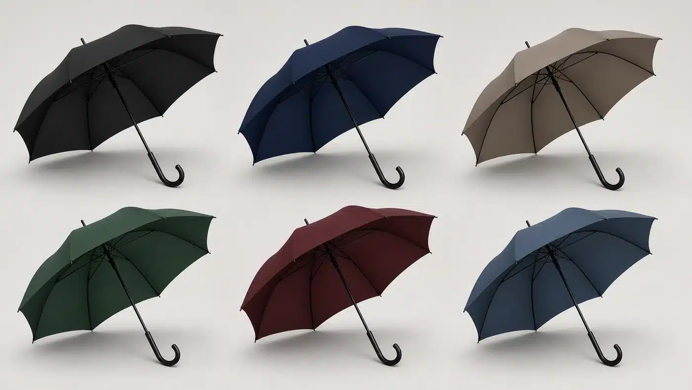 Coleção de conceitos de elementos de tendência de guarda-chuva dos Estados Unidos para 2026