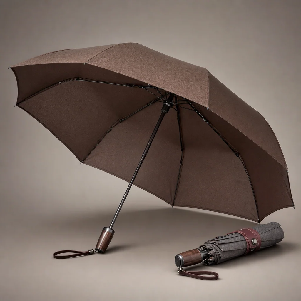Warm Tailored City folding umbrella concept for Spain 2026 Autumn/Winter