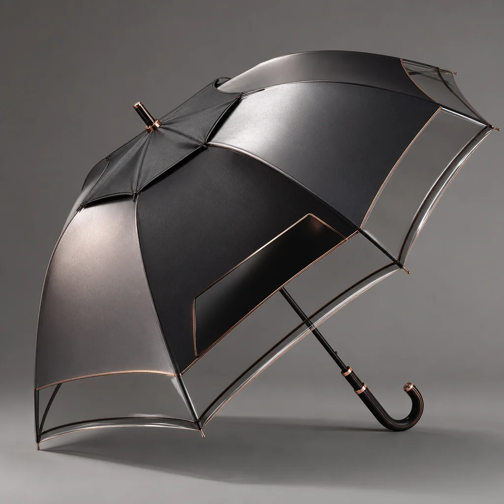 Wet Shine Metallic golf umbrella concept for Brazil 2026 Autumn/Winter