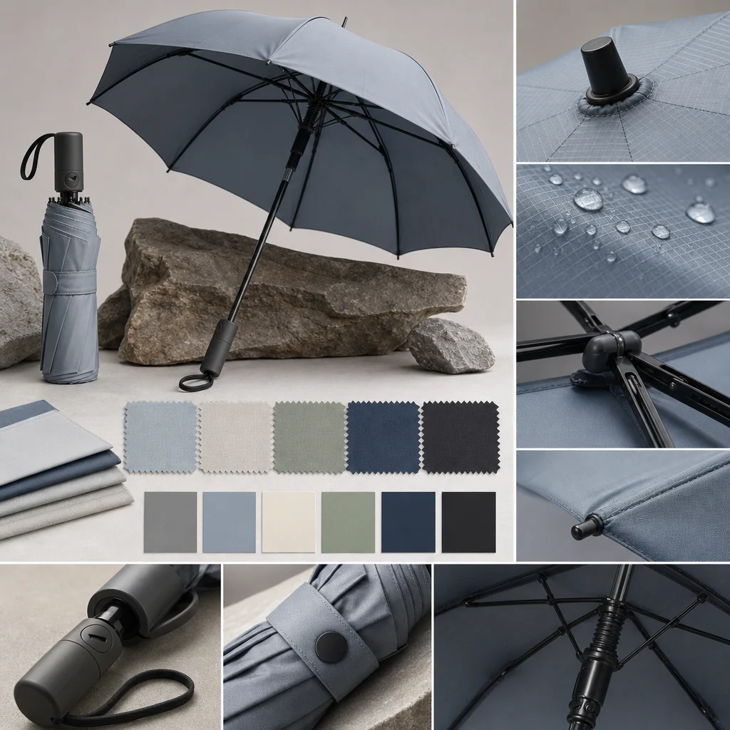 WGSN Soft Future Swiss trend visual for Switzerland 2026 Autumn/Winter umbrella design