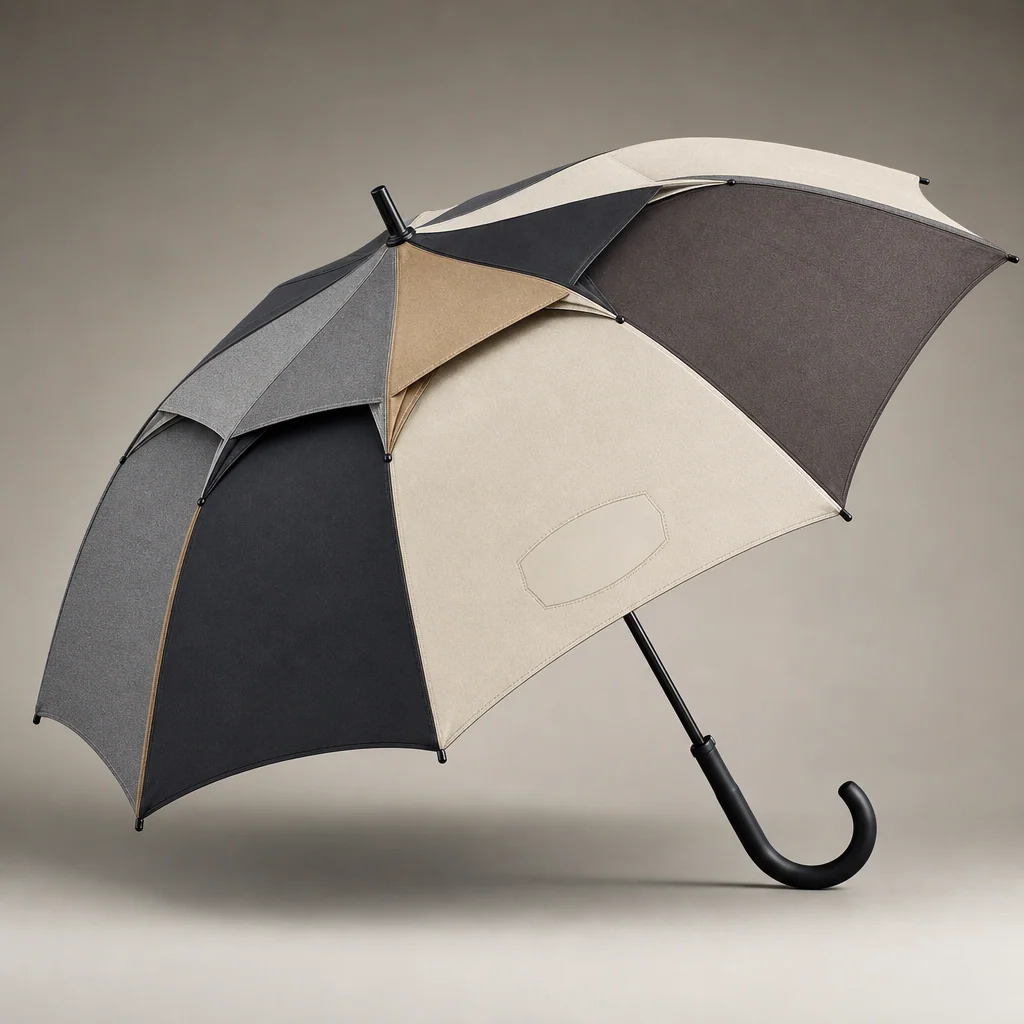 Winter Layering Neutral golf umbrella concept for Canada 2026 Autumn/Winter