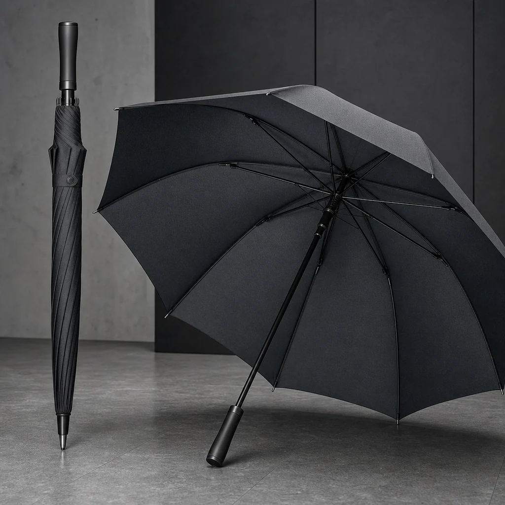 Zurich Precision Black straight umbrella concept for Switzerland 2026 Autumn/Winter
