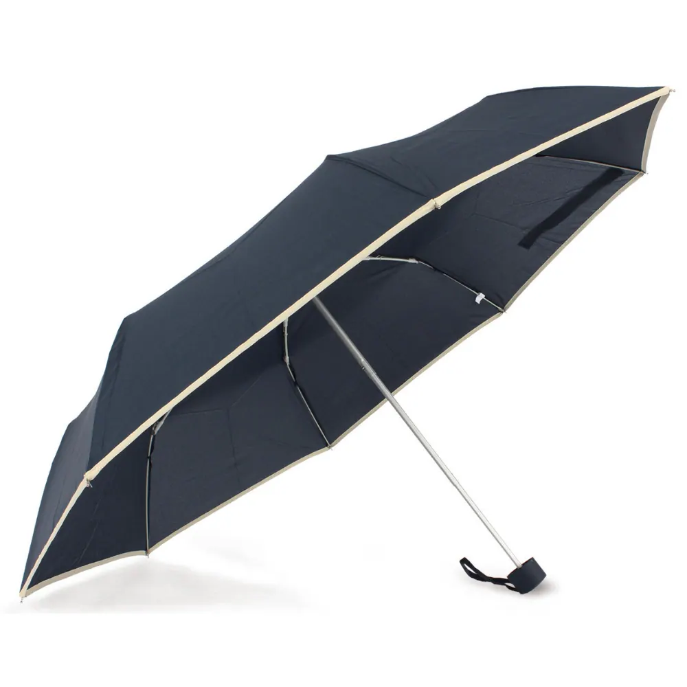 navy corporate straight umbrella for a branded UK campaign