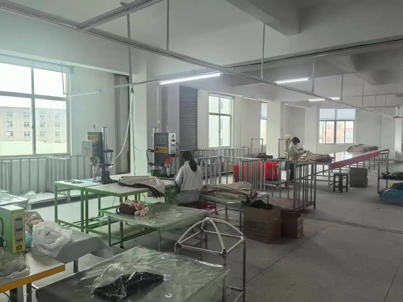 production workshop of umbrella supplier for wholesale buyers