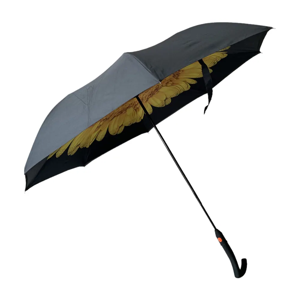 black gold premium umbrella for Swiss company gifts