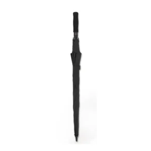 Closed black straight umbrella product samples