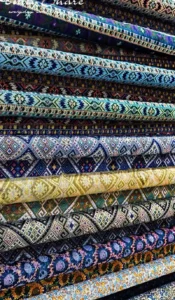 Printed umbrella fabric rolls for canopy material selection