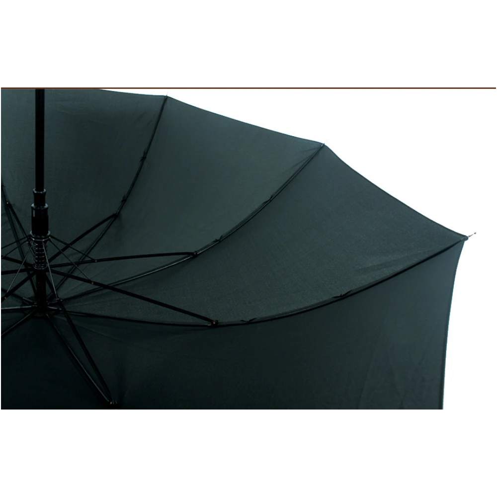 Dark canopy underside showing umbrella ribs and shaft