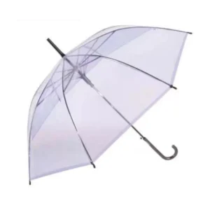 23-Zoll-POE-Regenschirm mit automatischer Öffnung und teilweise farbiger Bespannung, Modell 8003 – Produktfoto für OEM-Großhändler.