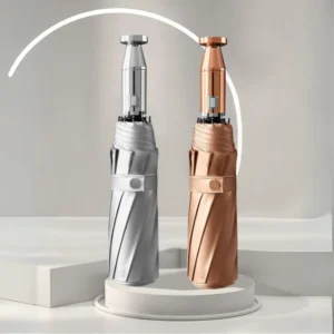 21 Inch Auto Open Close Metallic Folding Umbrella 9349 product photo for OEM wholesale buyers