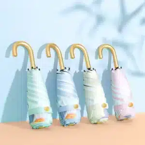 20 Inch Crook Handle Portable Pocket Umbrella 9404 product photo for OEM wholesale buyers