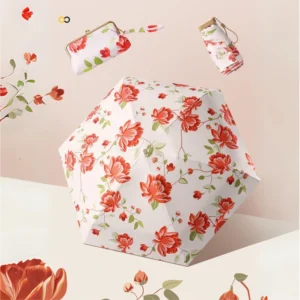 21 Inch Lady Case Portable Pocket Umbrella 9501 portable umbrella product photo for OEM wholesale buyers